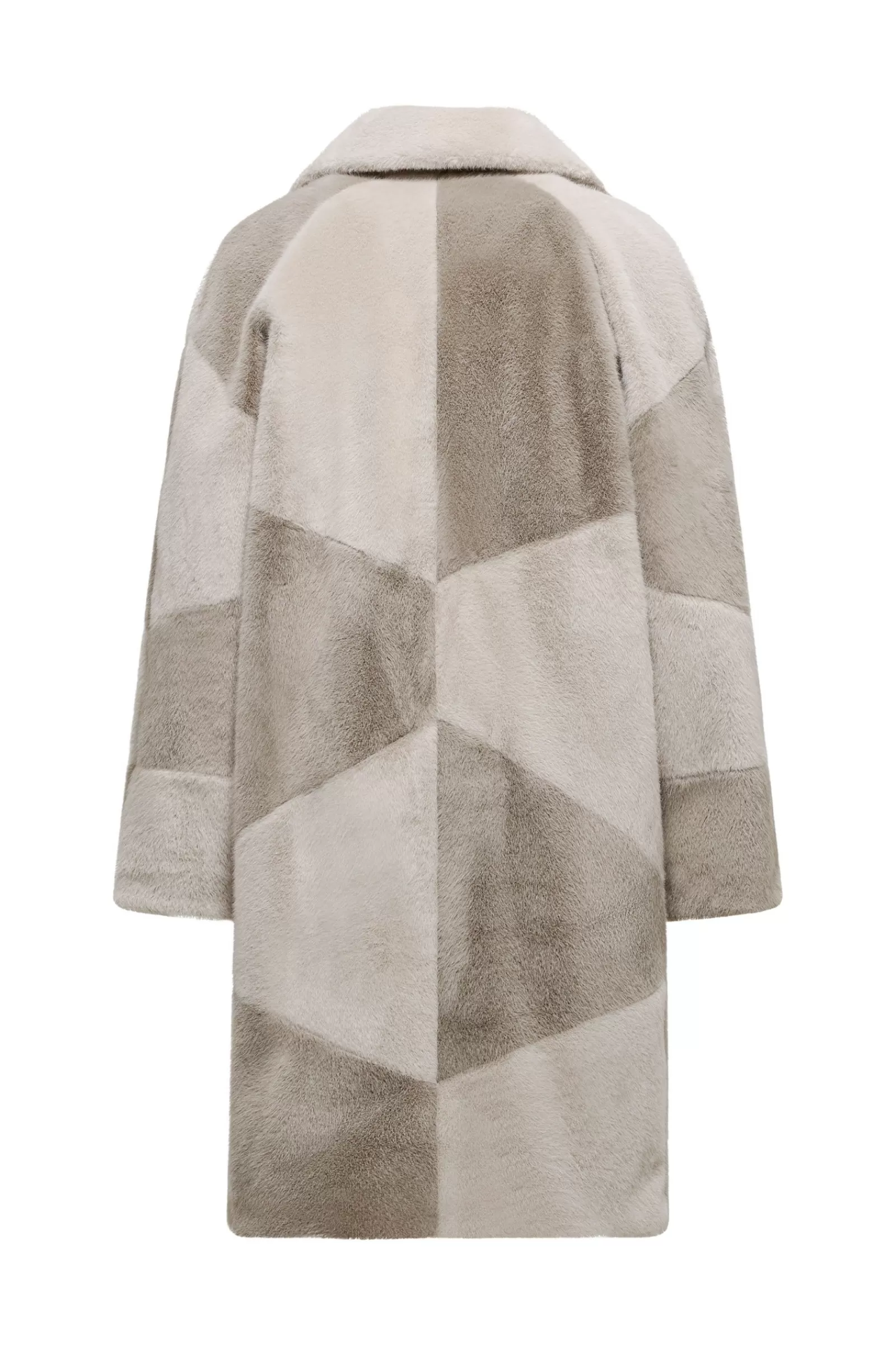 Donna Bomboogie Cappotti>Cappotto Bicolore Monopetto Con Revers