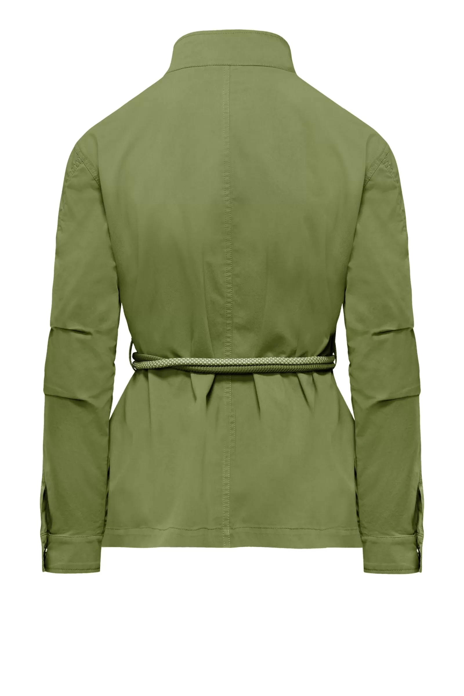 Donna Bomboogie Giacche Leggere>Field Jacket Sfoderata Con Cintura In Corda Bicolore