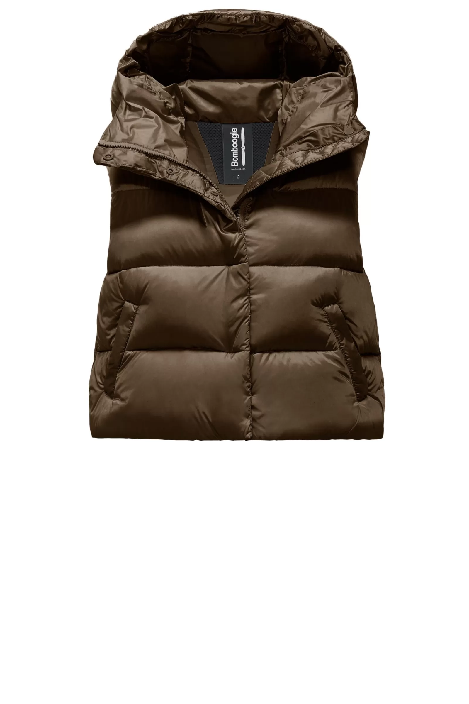 Donna Bomboogie Smanicati>Ottawa Vest - Piumino Corto Smanicato In Nylon Bright