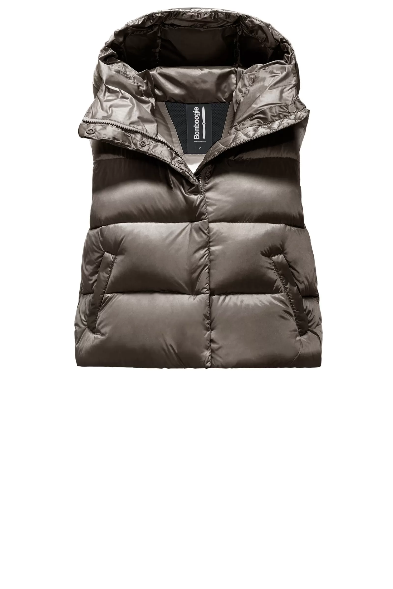 Donna Bomboogie Smanicati>Ottawa Vest - Piumino Corto Smanicato In Nylon Bright