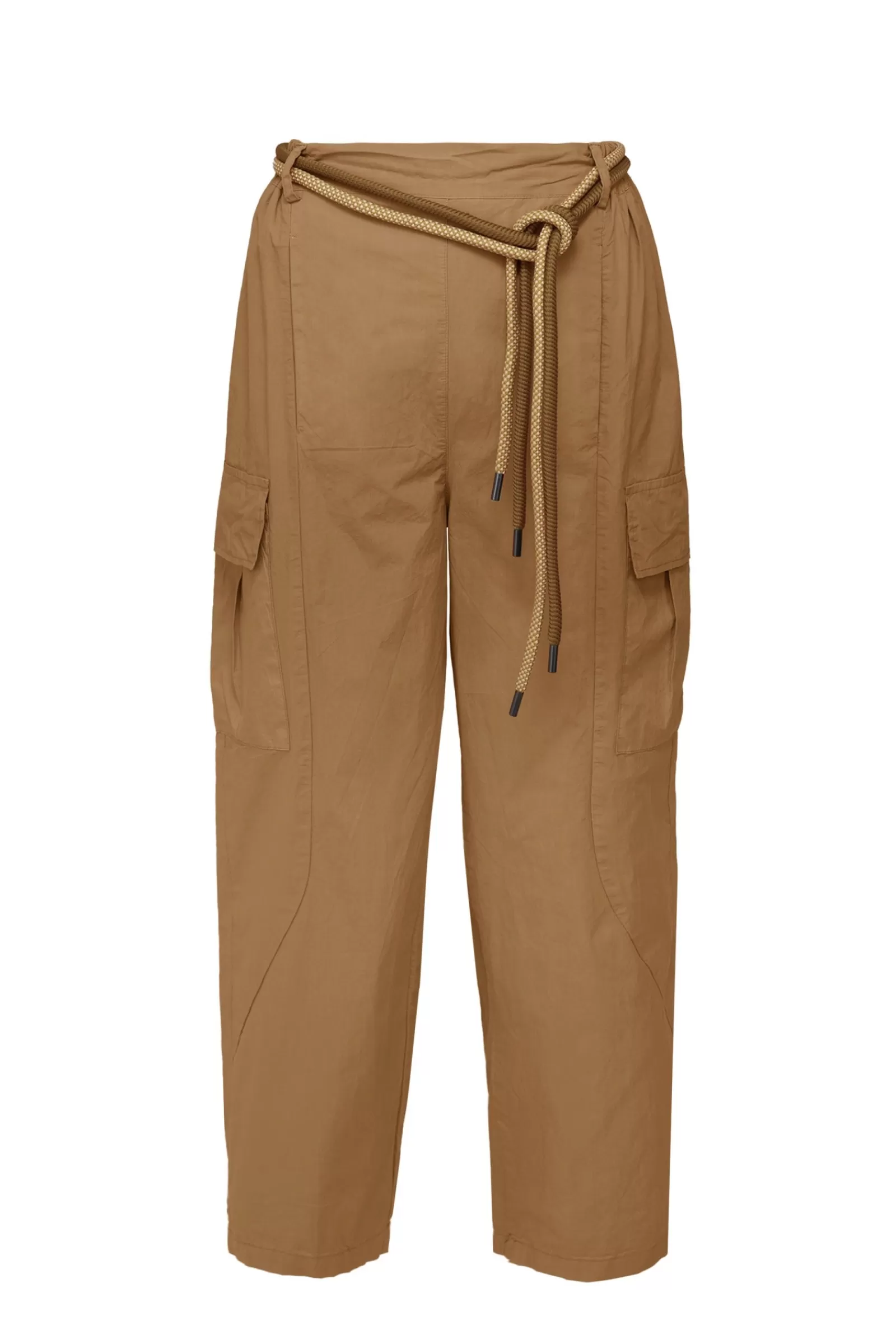Donna Bomboogie Pantaloni>Pantaloni Cargo Balloon Fit Con Cintura In Corda Bicolore