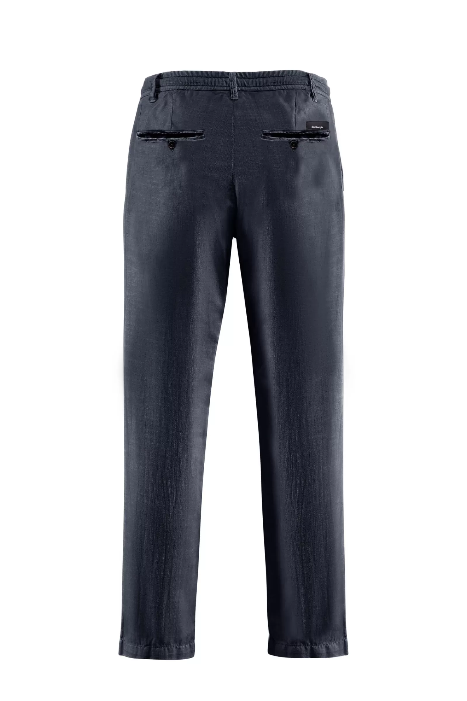 Uomo Bomboogie Pantaloni>Pantaloni Chino Con Elastico E Cordino In Vita
