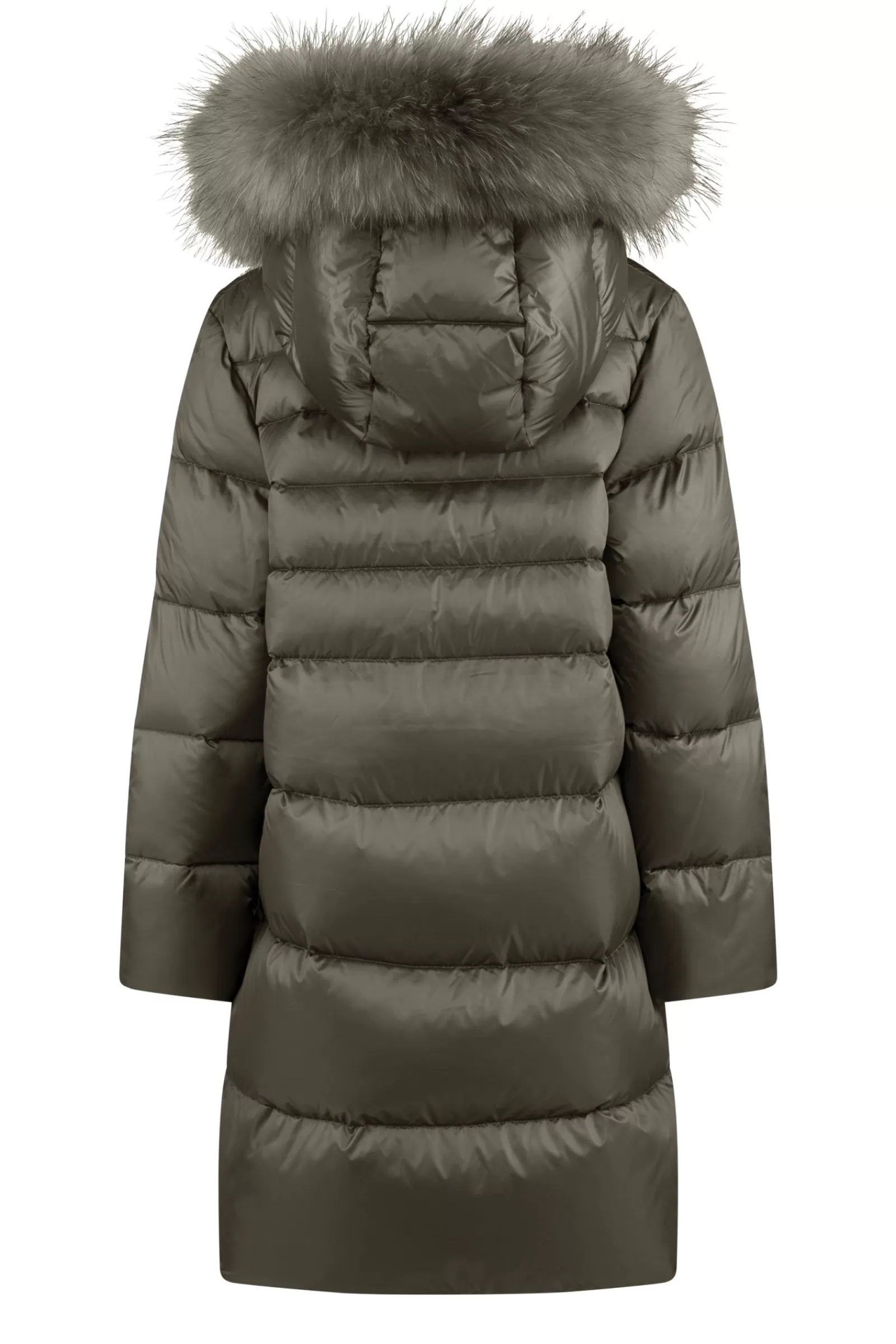Bambino Bomboogie Bambina>Piumino Bambina Cappuccio Con Bordo In Pelo Colorato