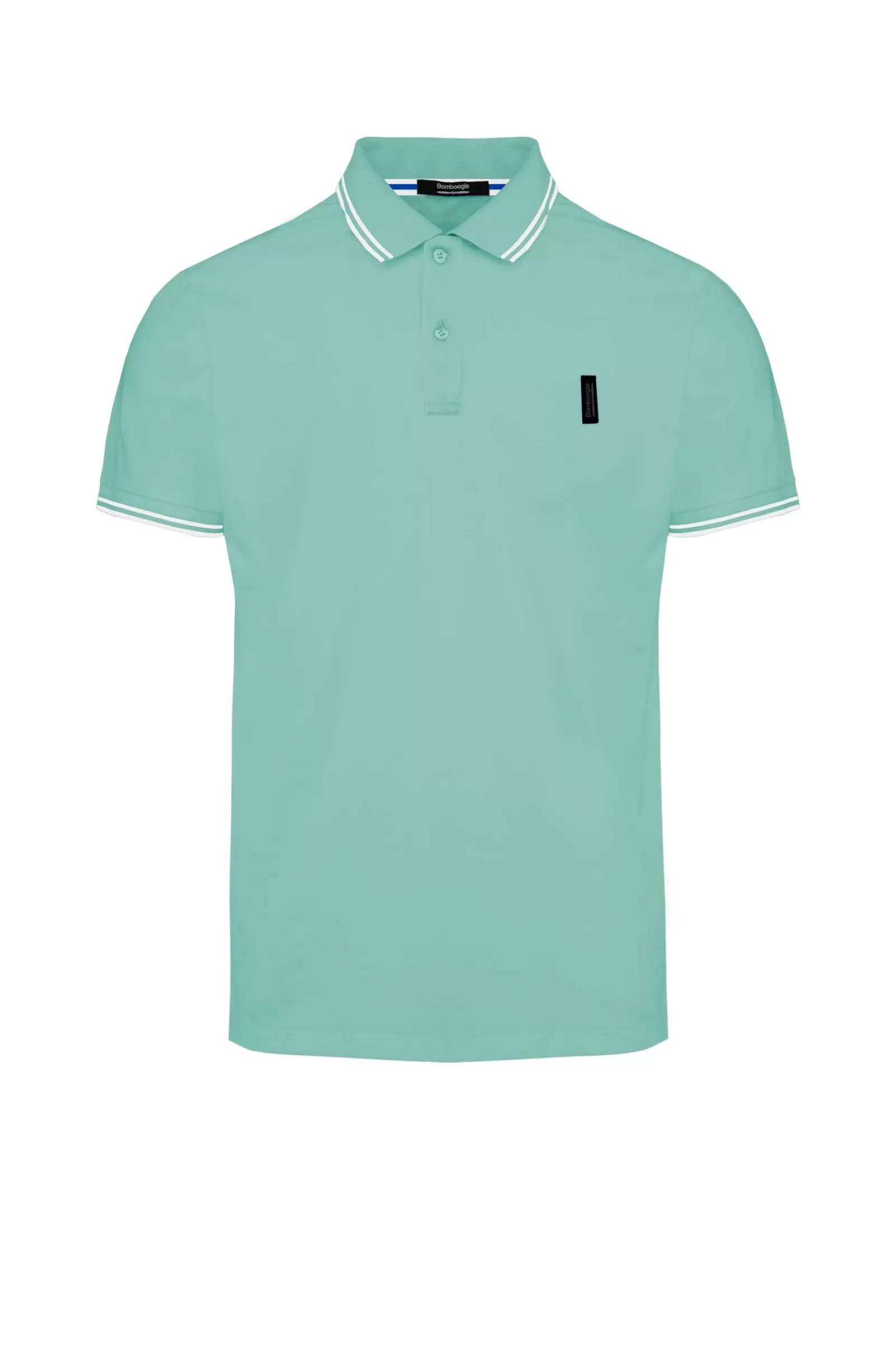 Uomo Bomboogie T-Shirts & Polo>Polo A Manica Corta In Cotone Piquet