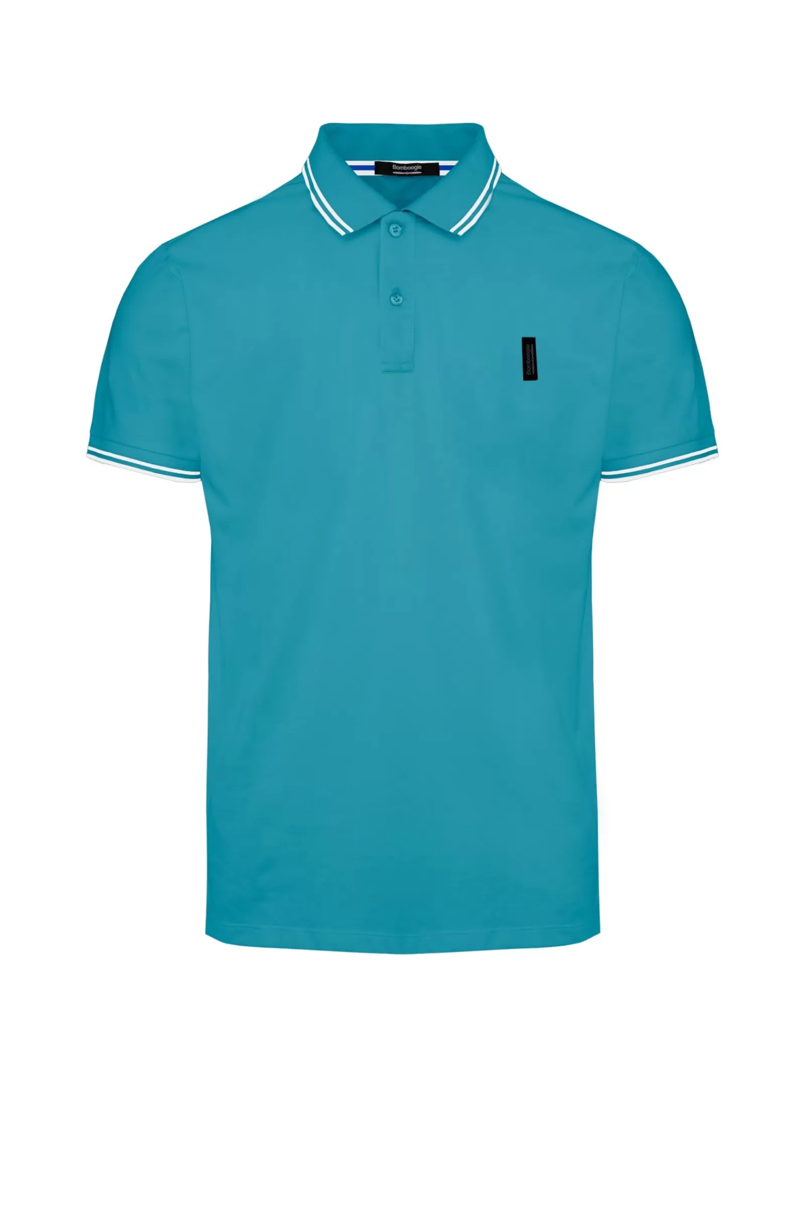 Uomo Bomboogie T-Shirts & Polo>Polo A Manica Corta In Cotone Piquet
