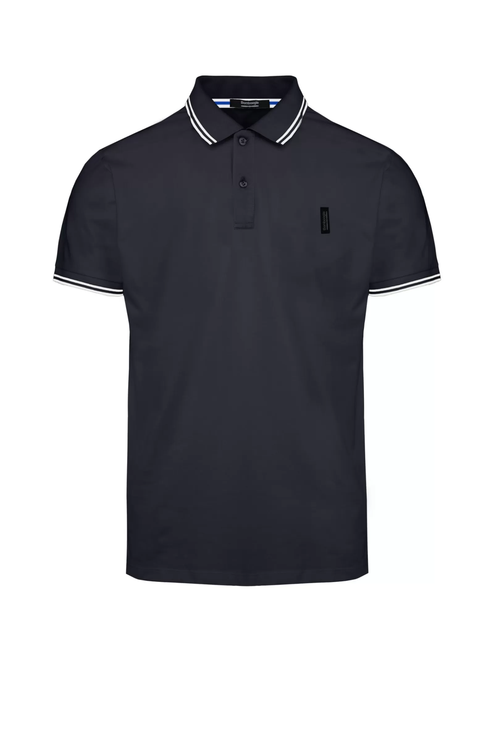 Uomo Bomboogie T-Shirts & Polo>Polo A Manica Corta In Cotone Piquet