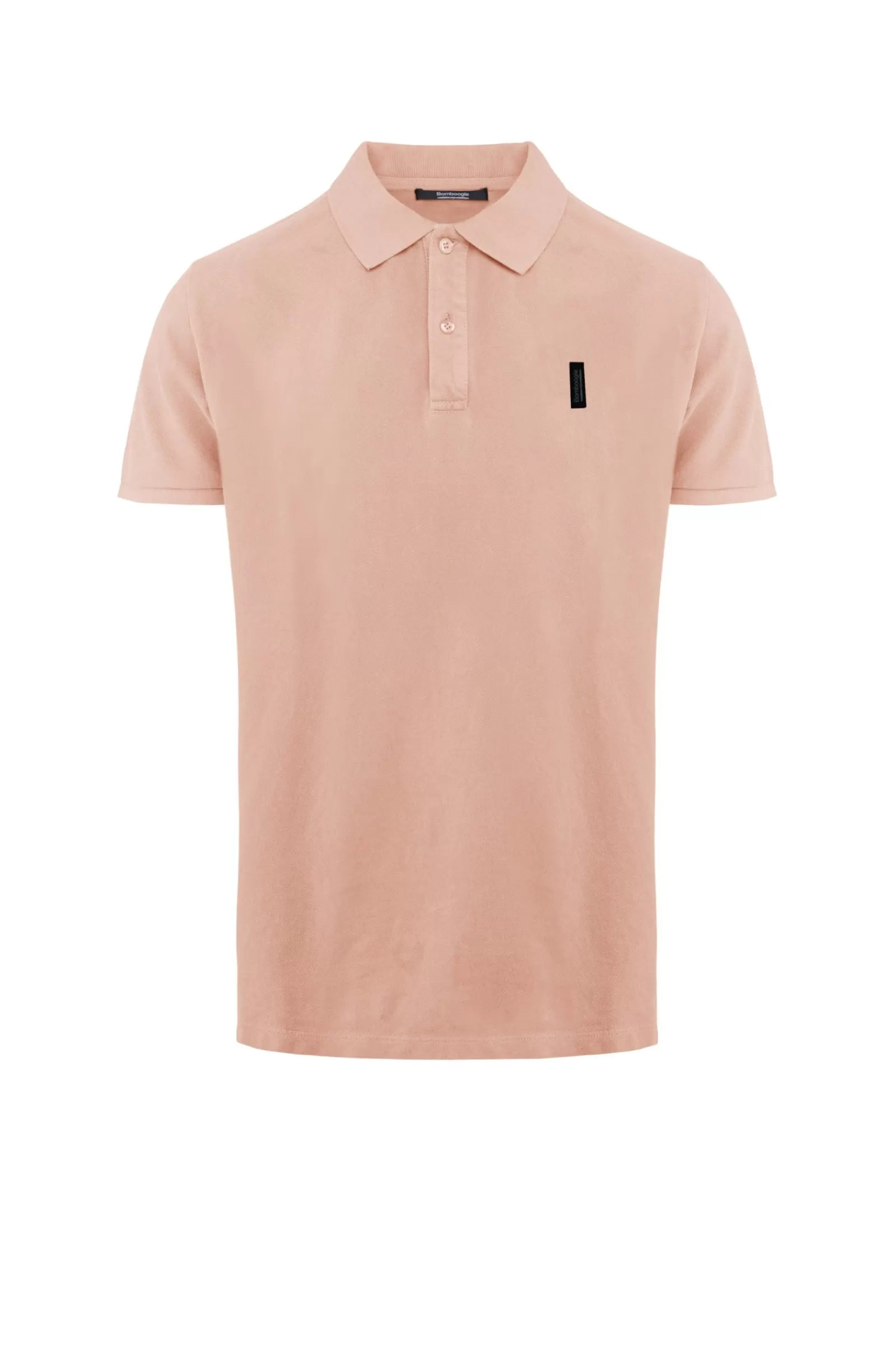 Uomo Bomboogie T-Shirts & Polo>Polo A Manica Corta In Cotone Piquet Tinto Capo
