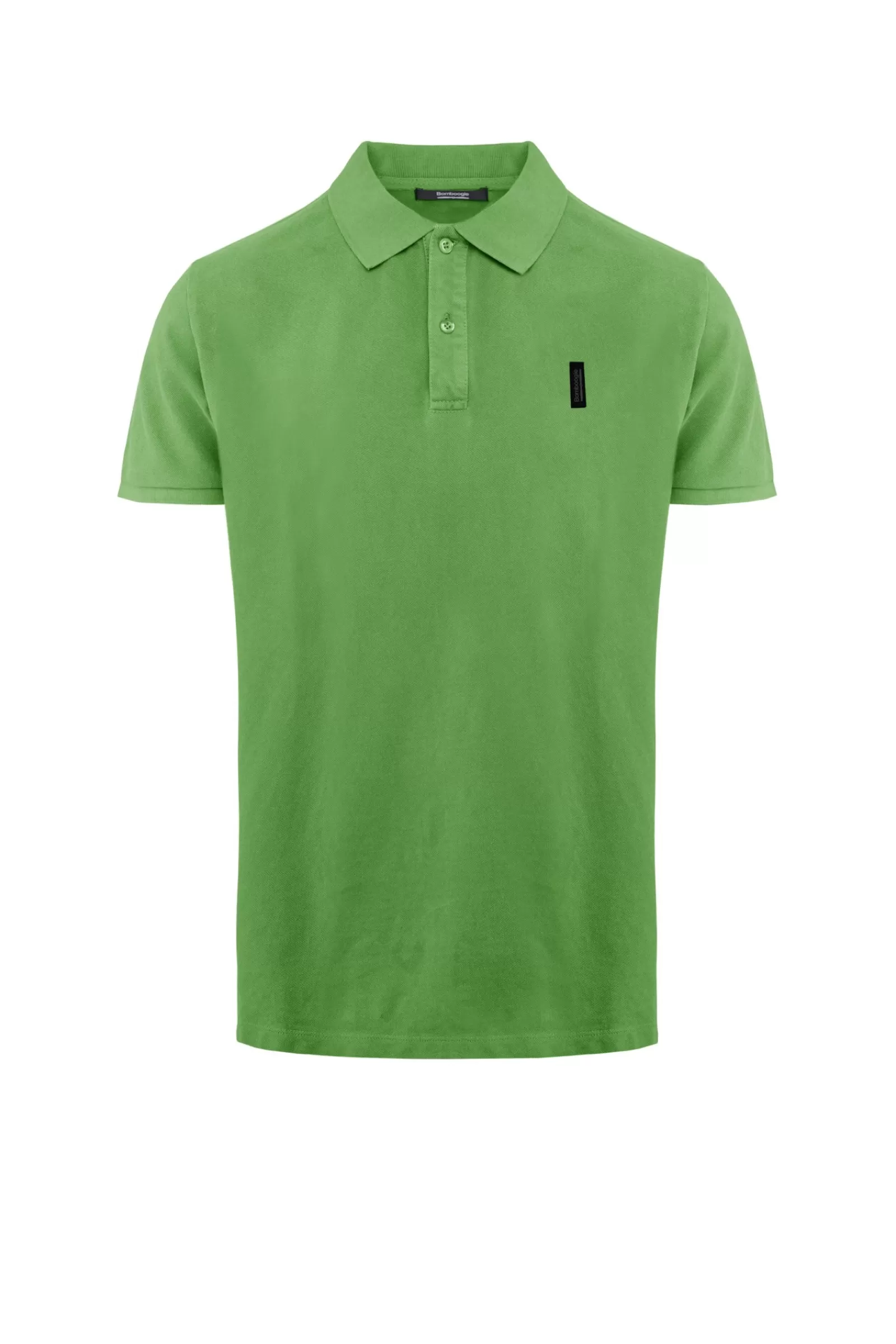Uomo Bomboogie T-Shirts & Polo>Polo A Manica Corta In Cotone Piquet Tinto Capo