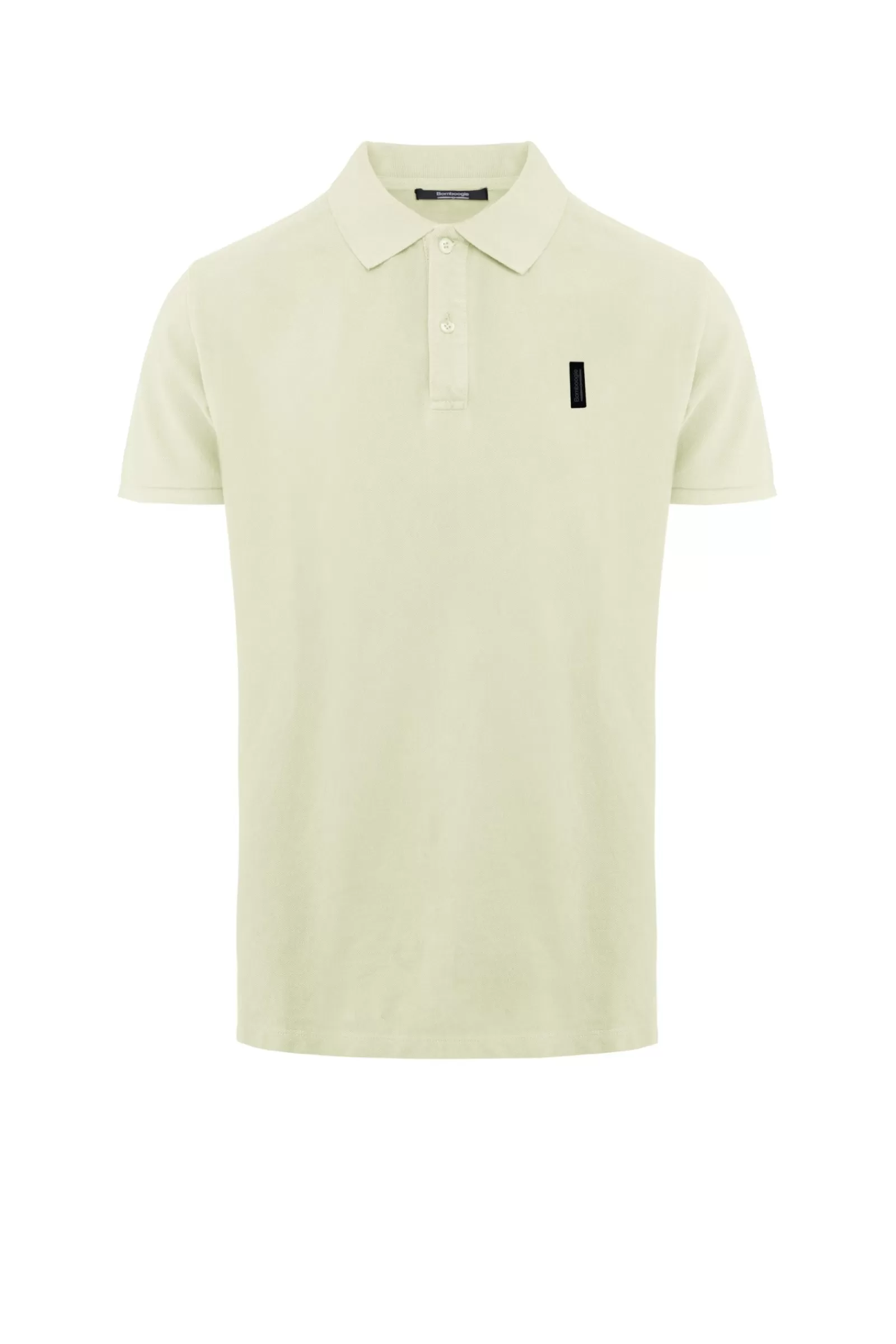 Uomo Bomboogie T-Shirts & Polo>Polo A Manica Corta In Cotone Piquet Tinto Capo