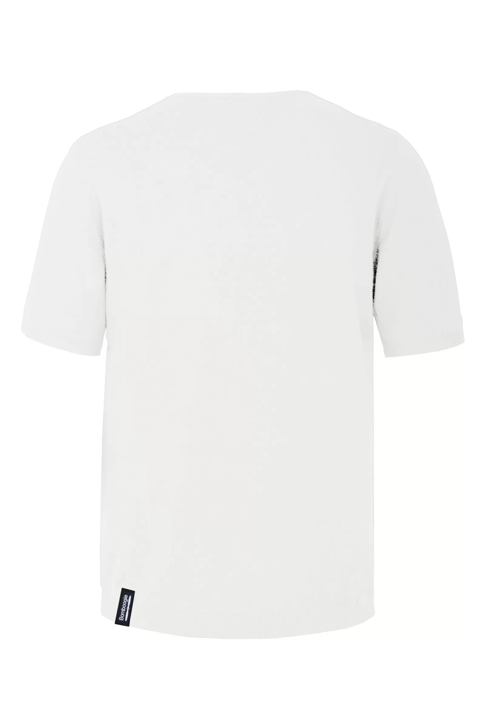 Uomo Bomboogie Maglie & Felpe>Pullover Girocollo A Manica Corta In Maglia Rasata