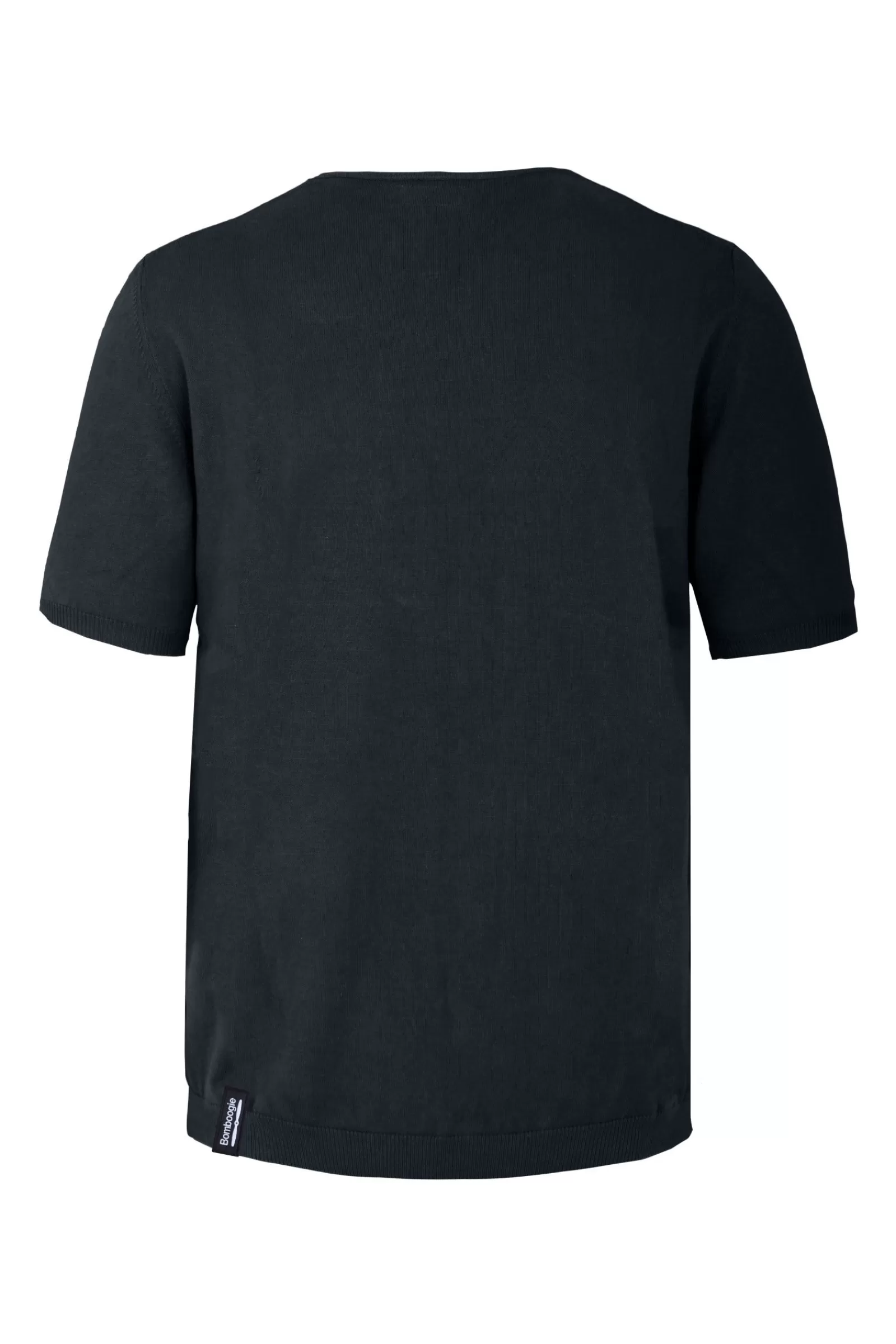 Uomo Bomboogie Maglie & Felpe>Pullover Girocollo A Manica Corta In Maglia Rasata Faded